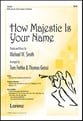 How Majestic Is Your Name SATB choral sheet music cover